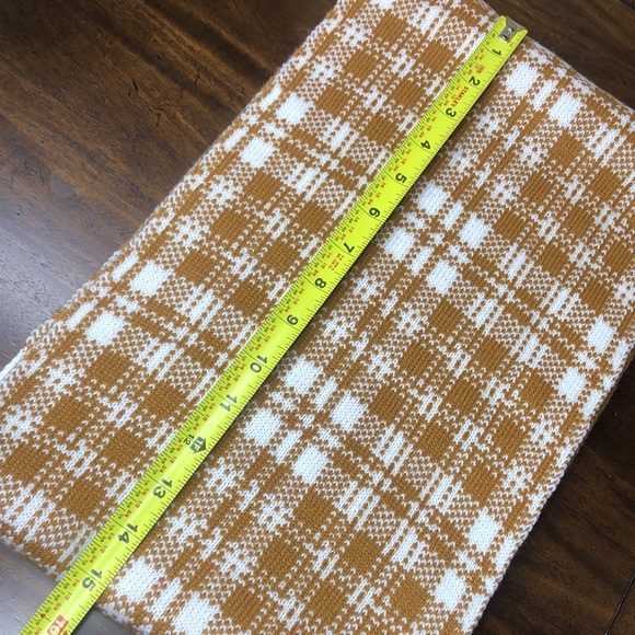 TIMBERLAND Plaid Flat Knit Scarf NWT - Picture 15 of 17